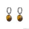 Серьги Fiore Luna, TIGER EYE, LE1120 BR/S, серебристые